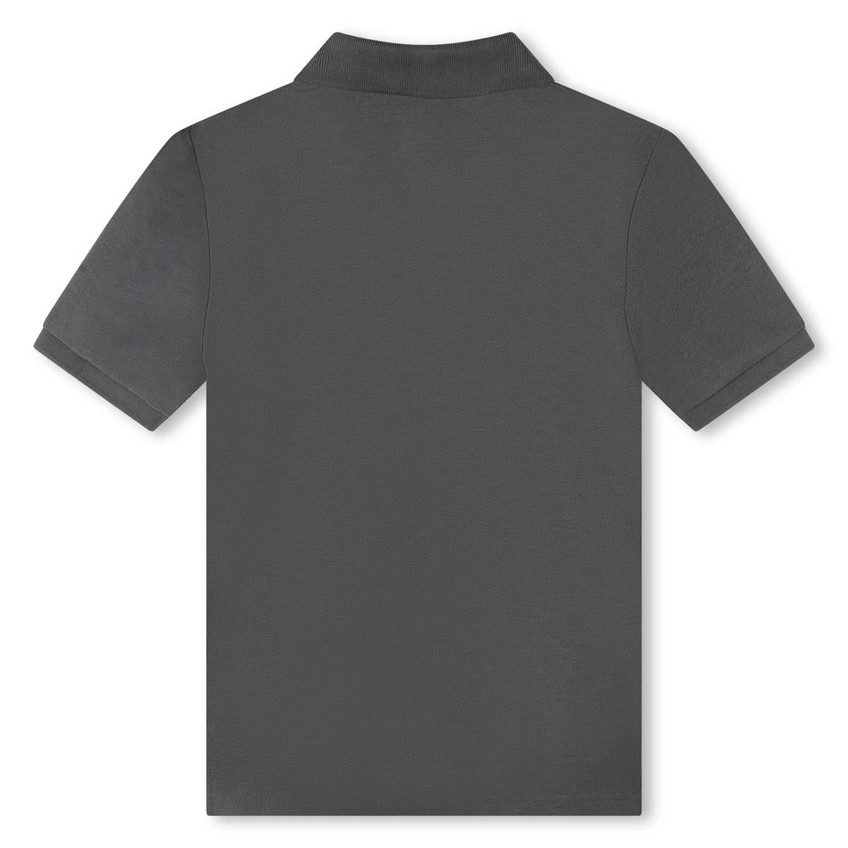 男童灰色棉Polo衫