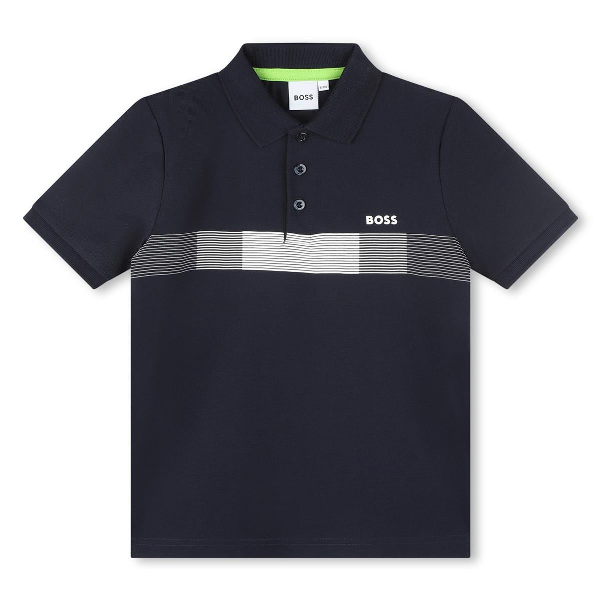 男童藏青色棉Polo衫