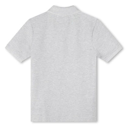 男童灰色棉Polo衫