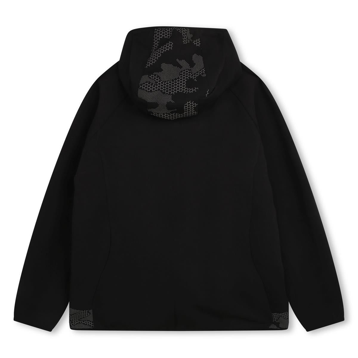 男童黑色拉链夹克