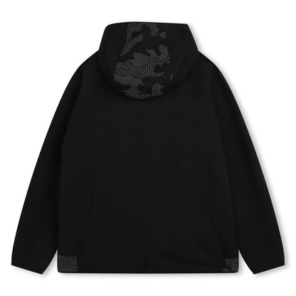 男童黑色拉链夹克