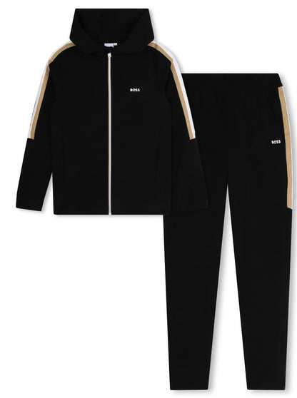 男童黑色棉套装