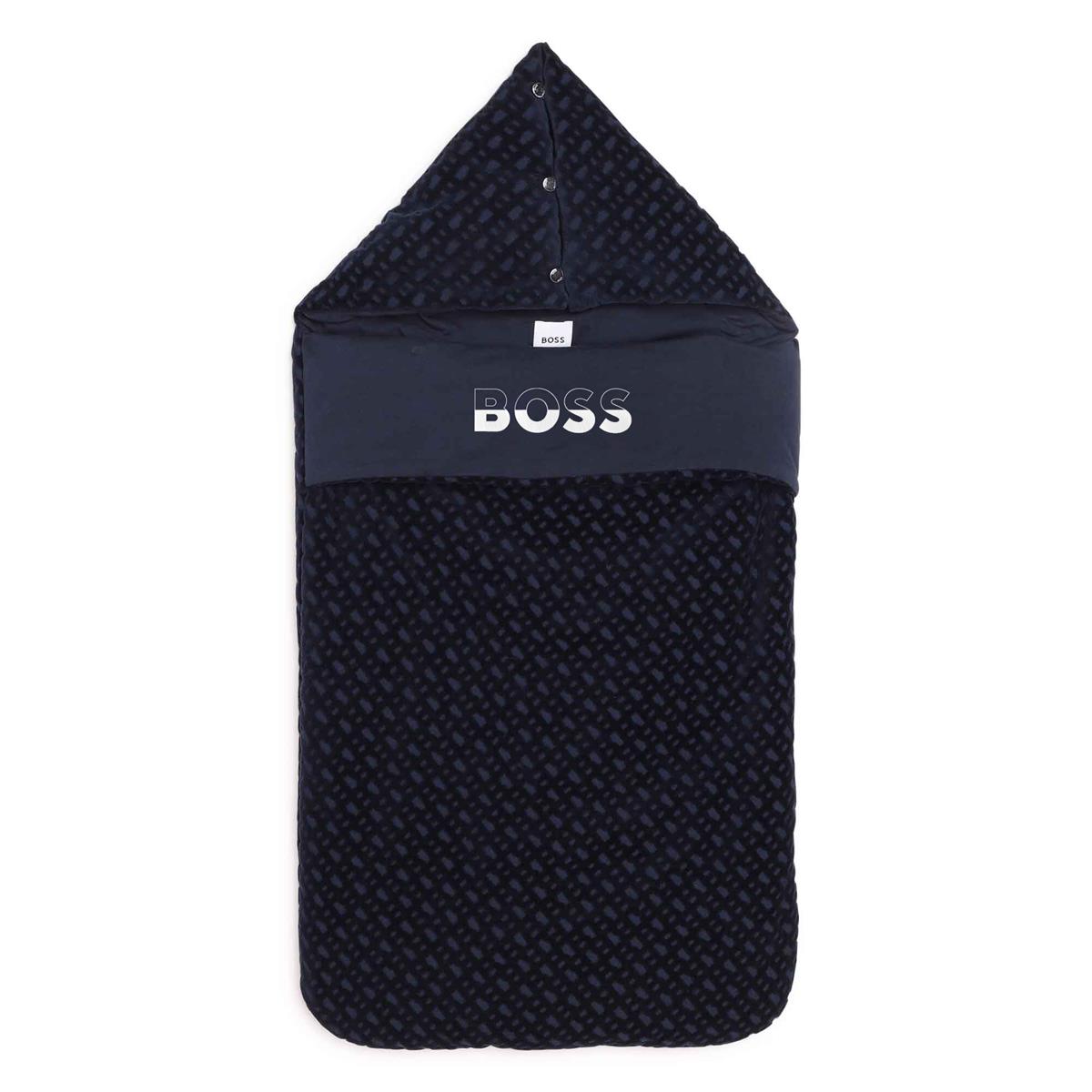 男婴蓝色棉睡袋