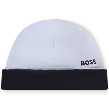 男婴蓝色Logo帽子