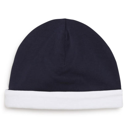 男婴蓝色Logo帽子