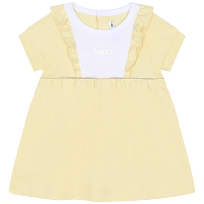 女婴黄色连衣裙