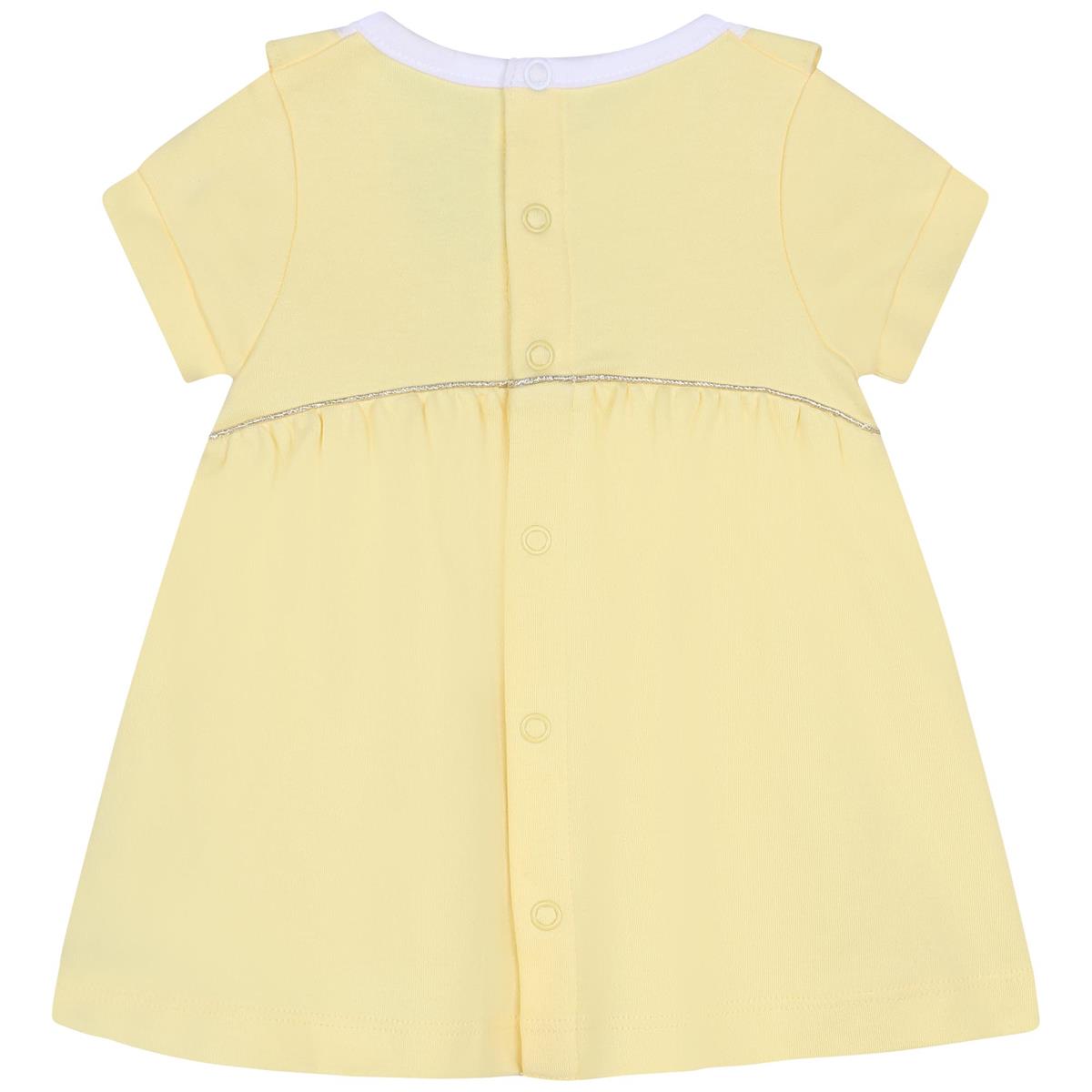女婴黄色连衣裙