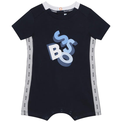 Baby Boys & Girls Navy Babysuit