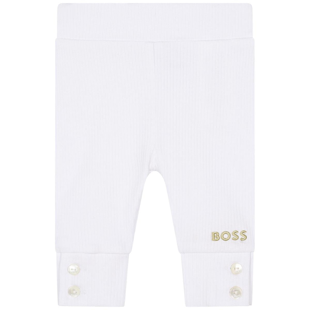 女婴白色打底裤