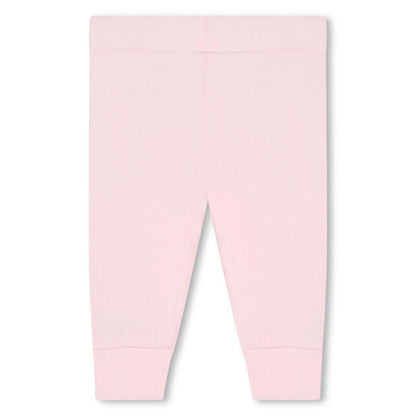 女婴粉色打底裤