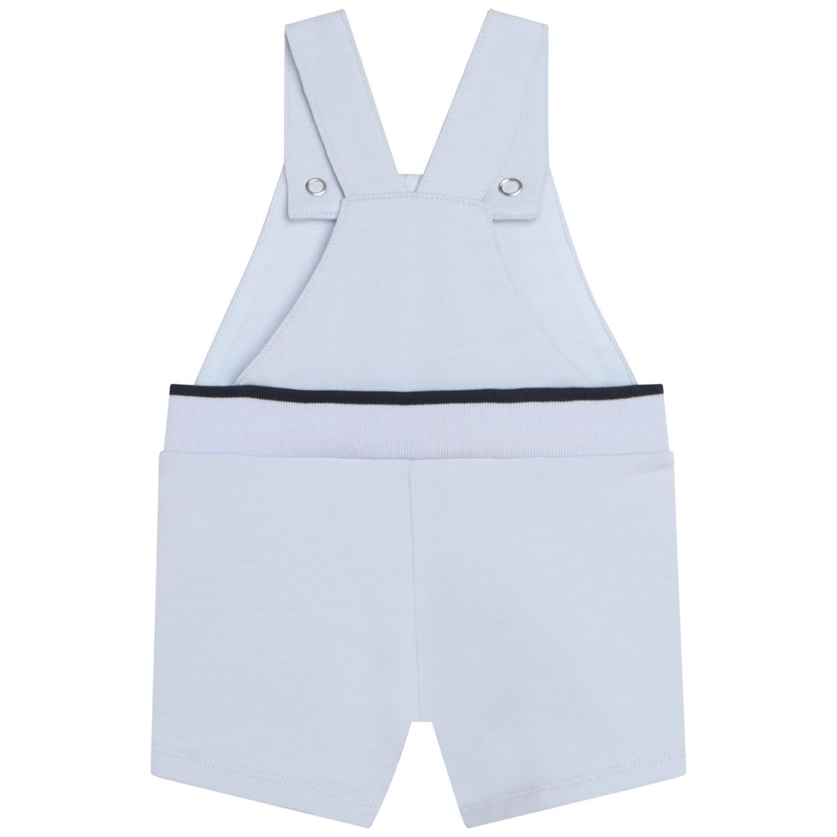 男婴浅蓝色连体短裤