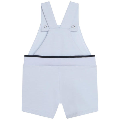 男婴浅蓝色连体短裤