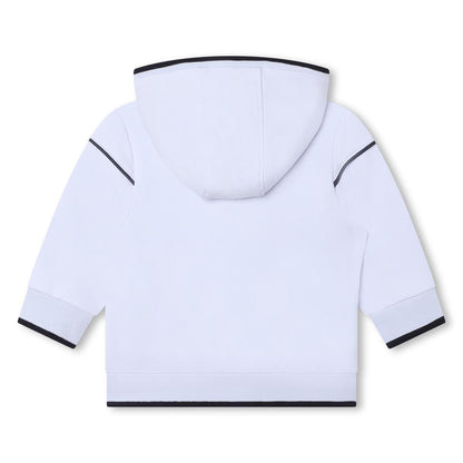 男婴浅蓝色拉链上衣