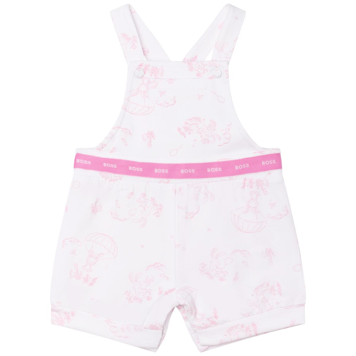 Baby Boys & Girls White Jumpsuit