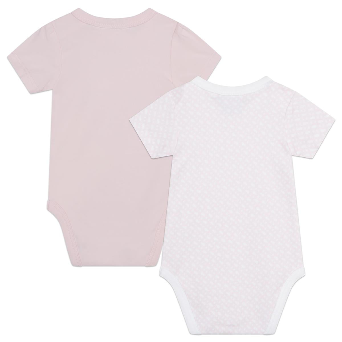 女婴粉色连体衣