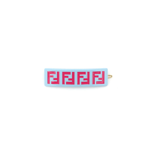 女童蓝色Logo发夹