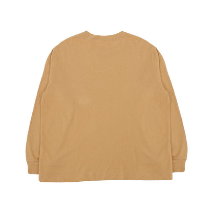 儿童驼色印花棉T恤