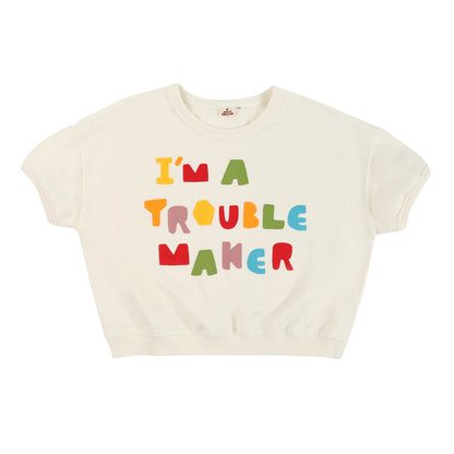 儿童白色棉T恤