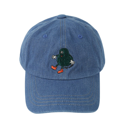 儿童蓝色牛仔棒球帽