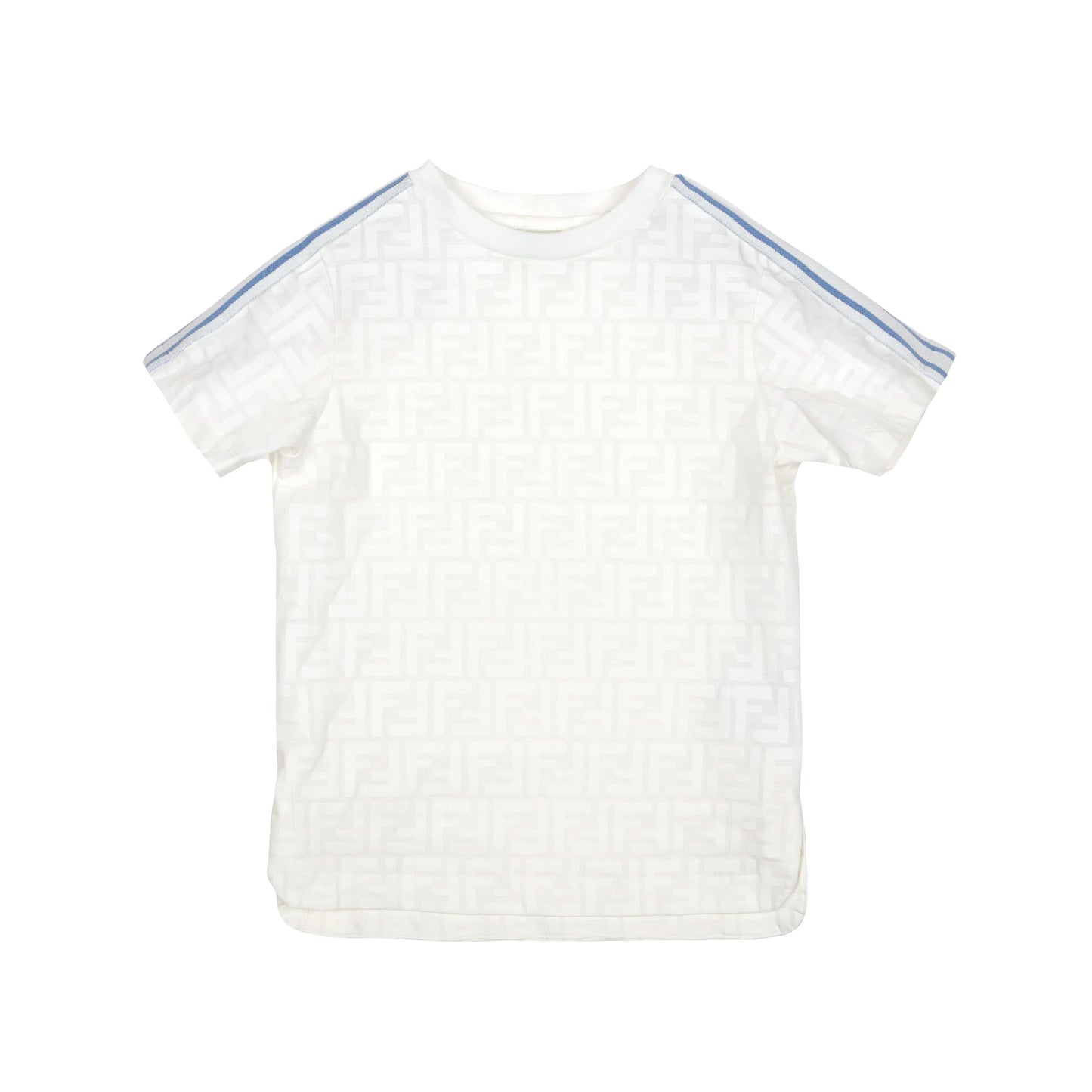 男童白色Logo棉T恤