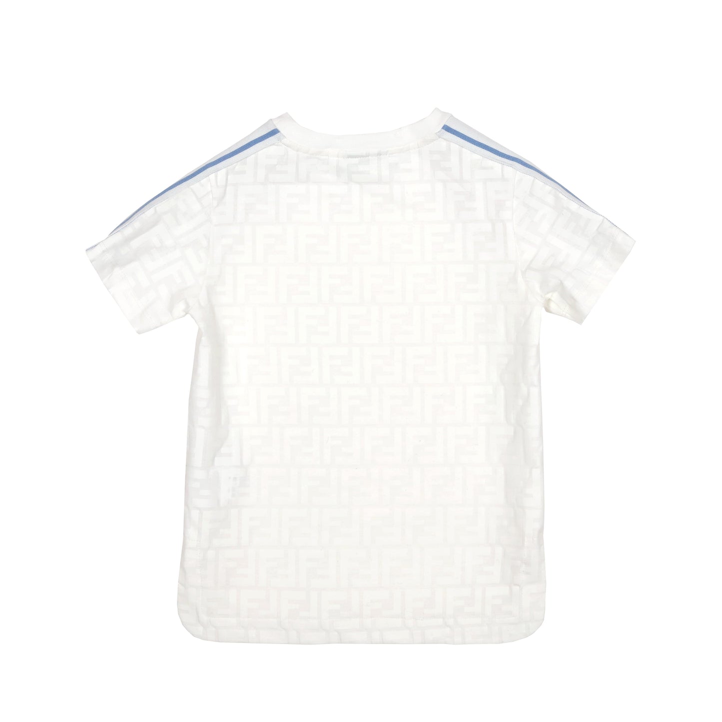 男童白色Logo棉T恤