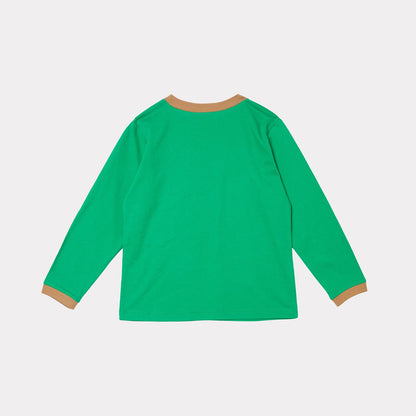 儿童绿色Logo棉T恤