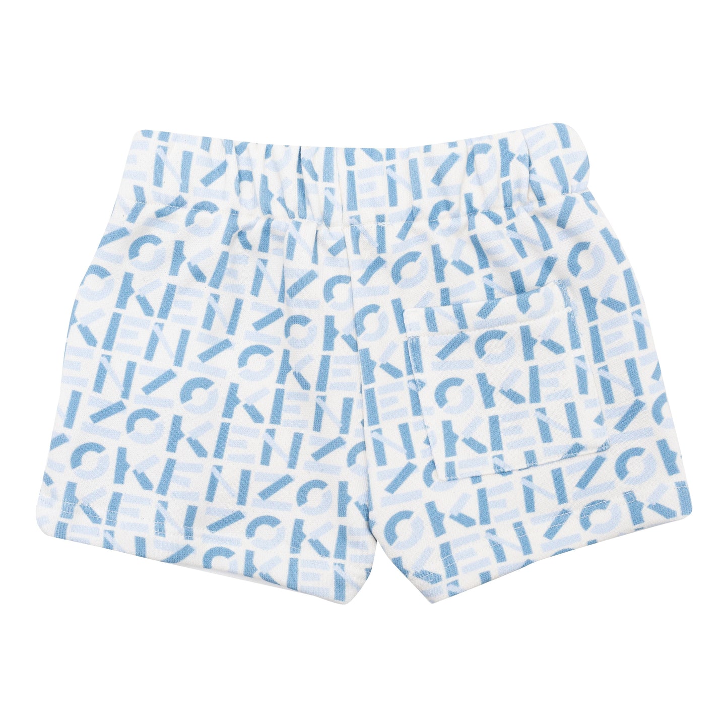 儿童蓝色棉短裤