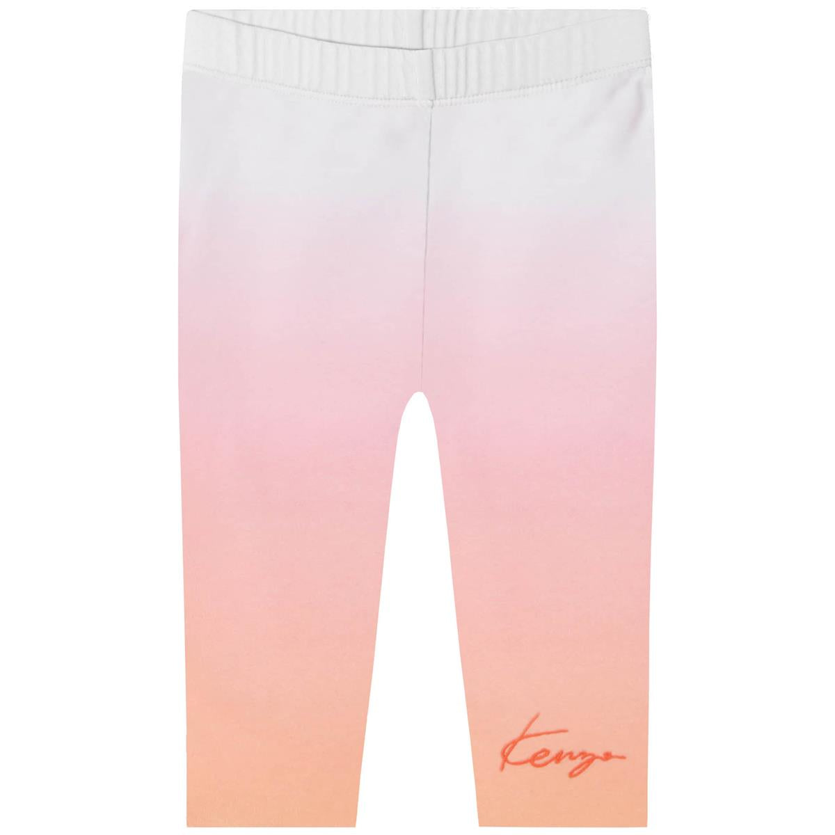 女婴粉色打底裤