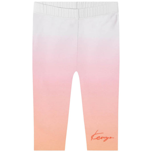 女婴粉色打底裤