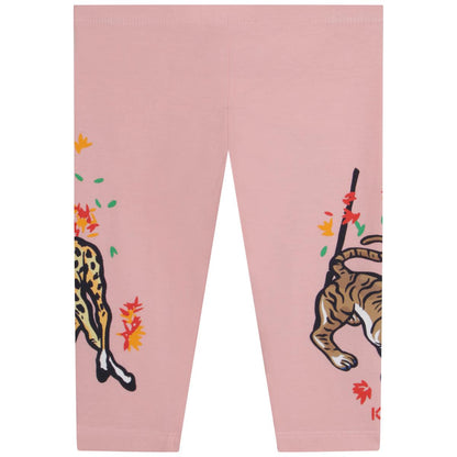 女婴粉色打底裤