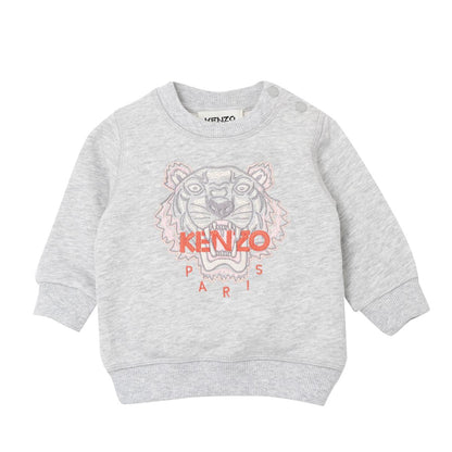 女婴粉色虎头卫衣