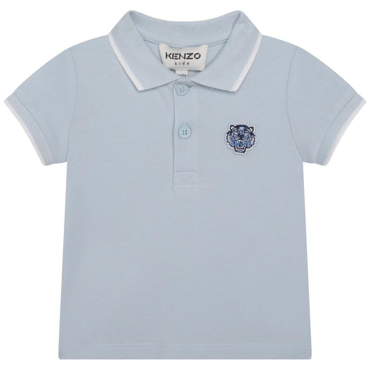 男婴浅蓝色Polo衫