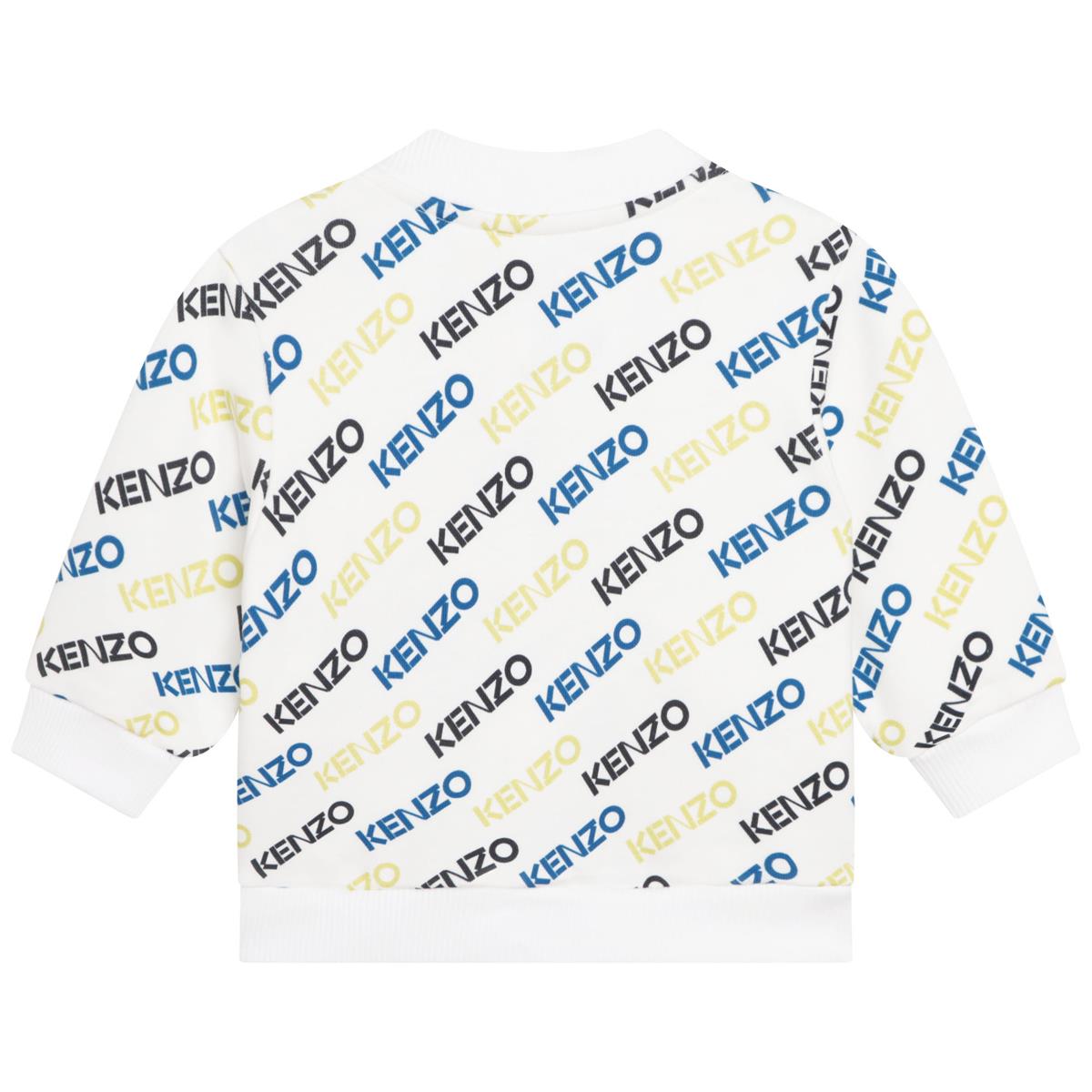 男婴白色Logo开衫