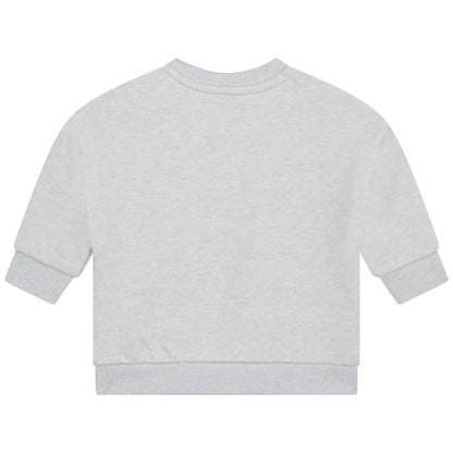 女婴灰色Logo卫衣