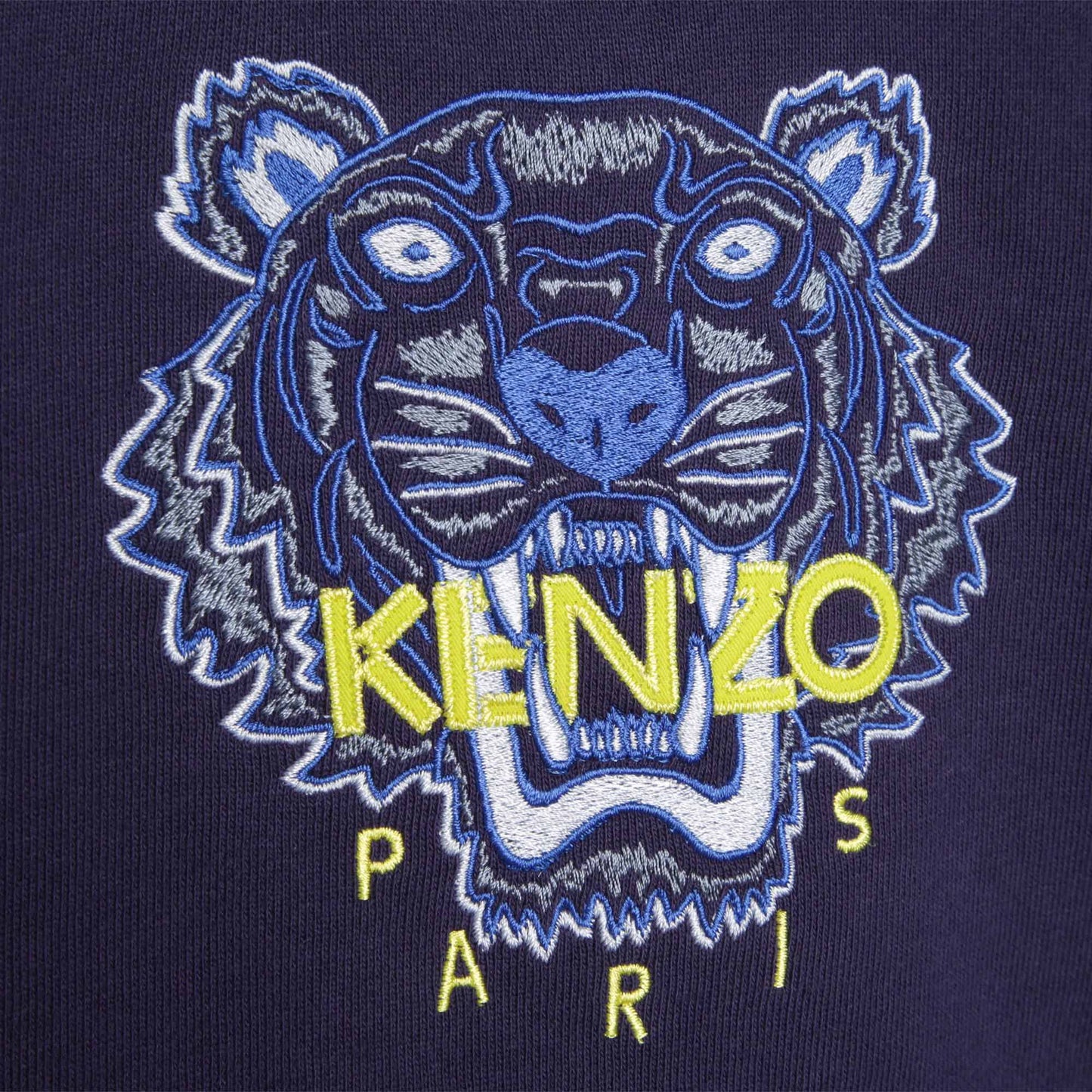 男婴藏青色虎头棉卫衣