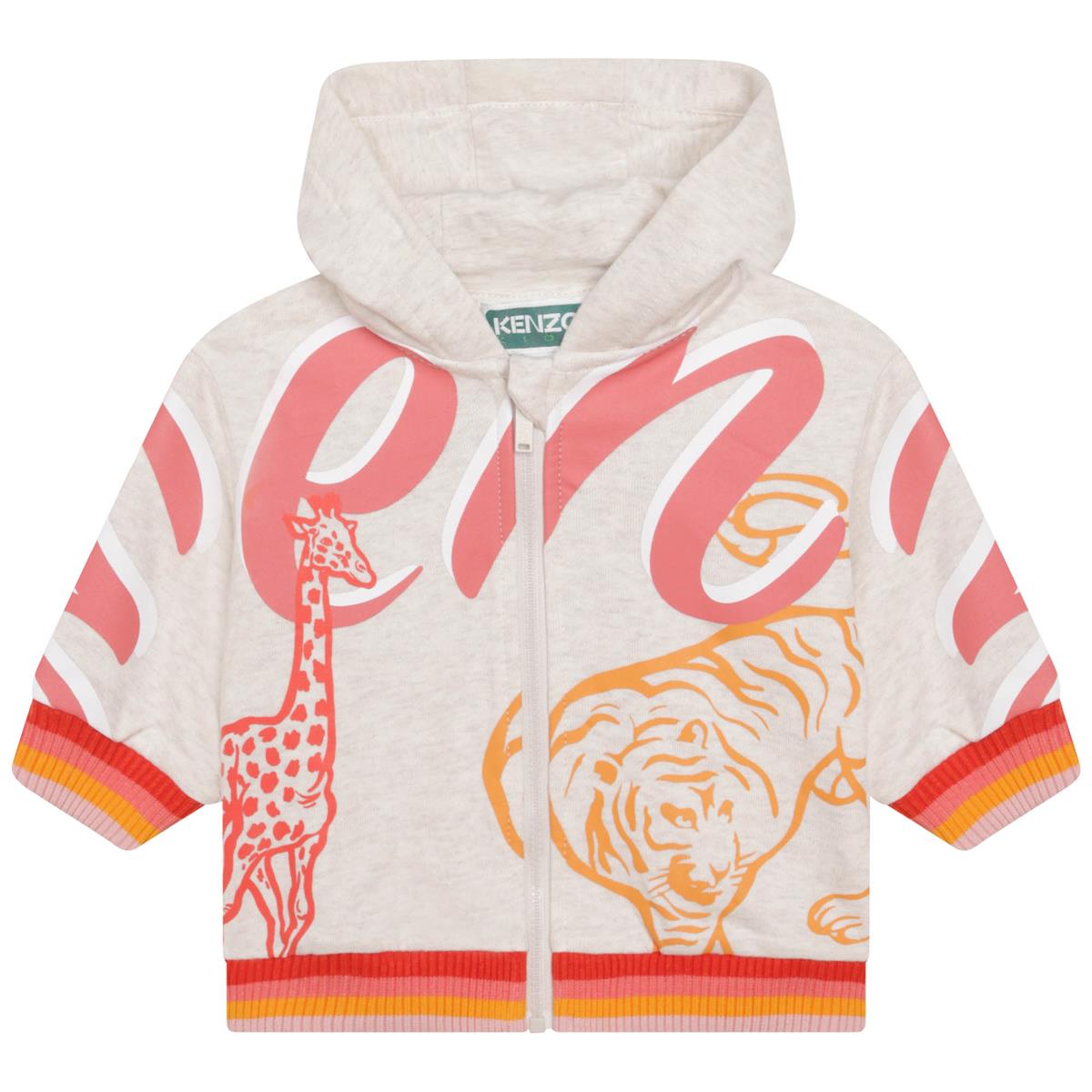 男婴灰色拉链上衣