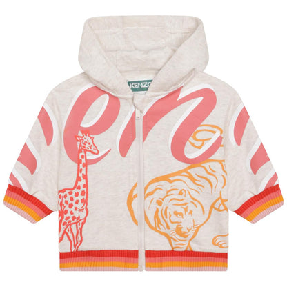 男婴灰色拉链上衣