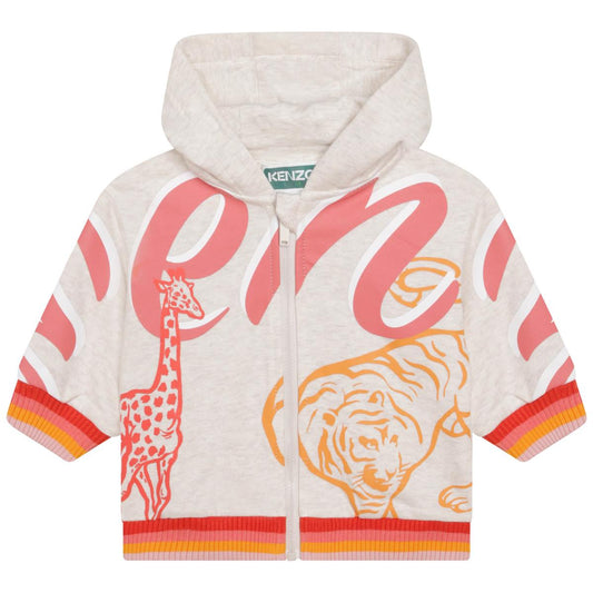 男婴灰色拉链上衣