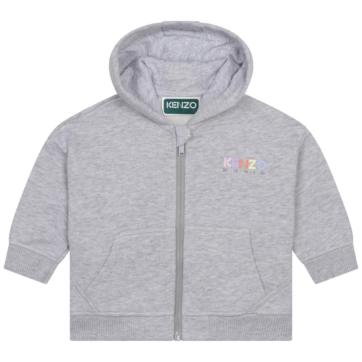 男婴灰色拉链上衣