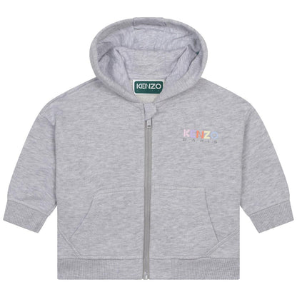 男婴灰色拉链上衣