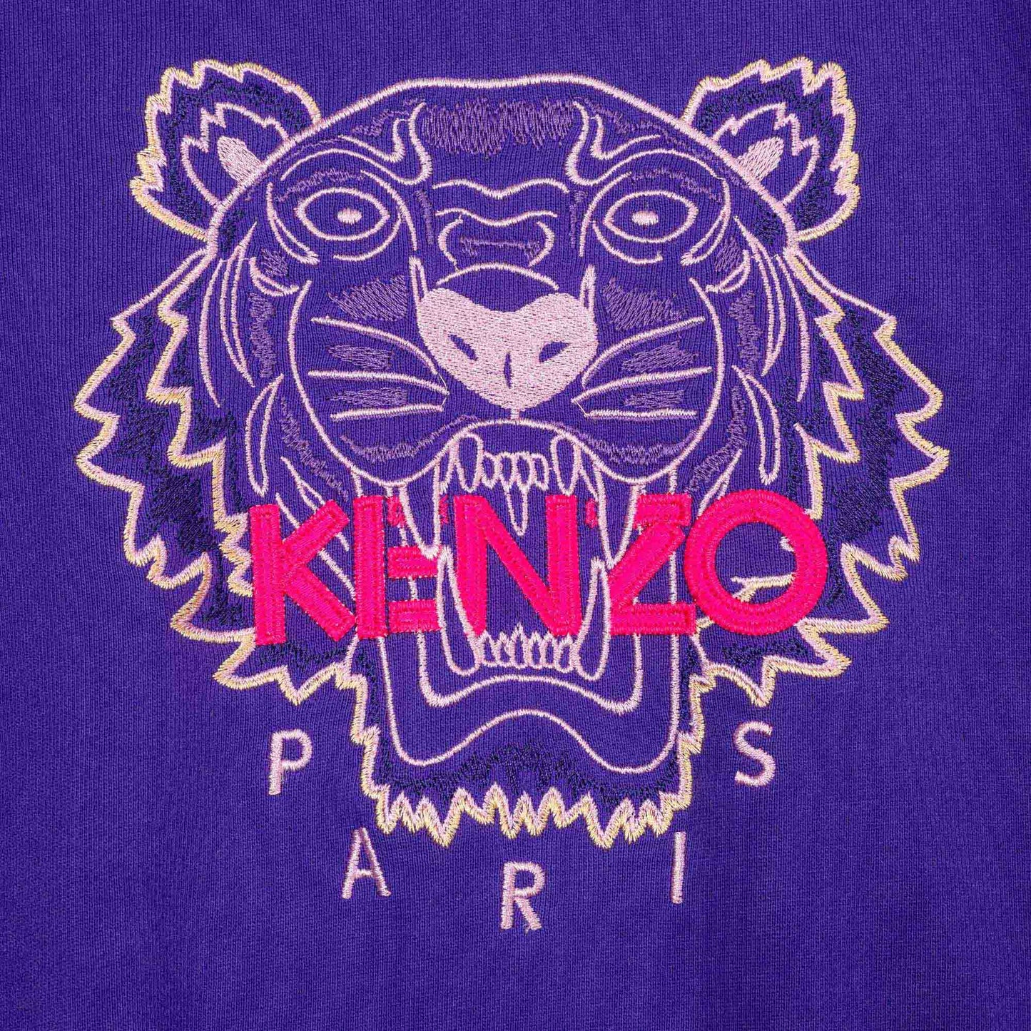 女童紫色虎头棉连衣裙