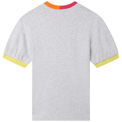 女童灰色Logo连衣裙