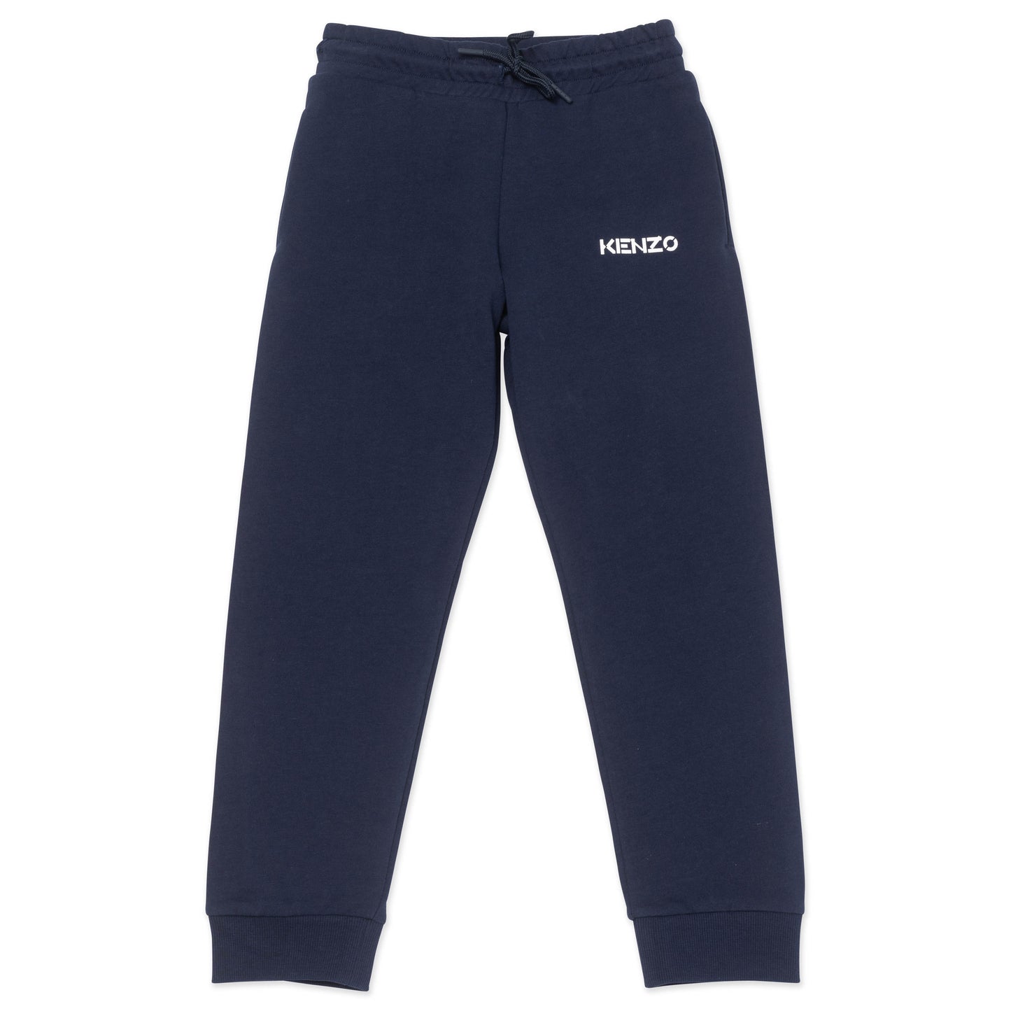 Girls Navy Cotton Trousers