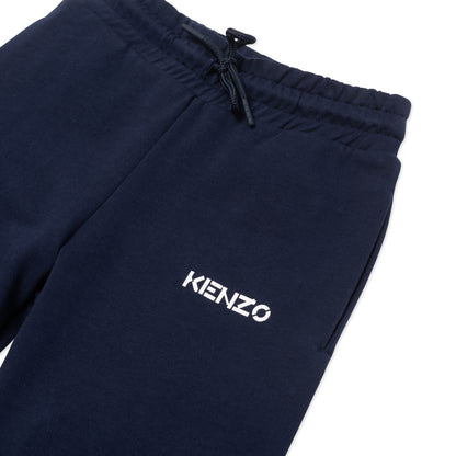 Girls Navy Cotton Trousers