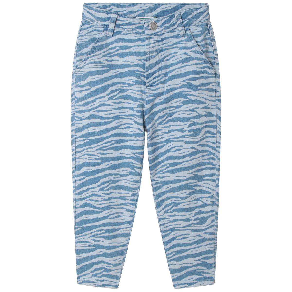 女童蓝色牛仔裤