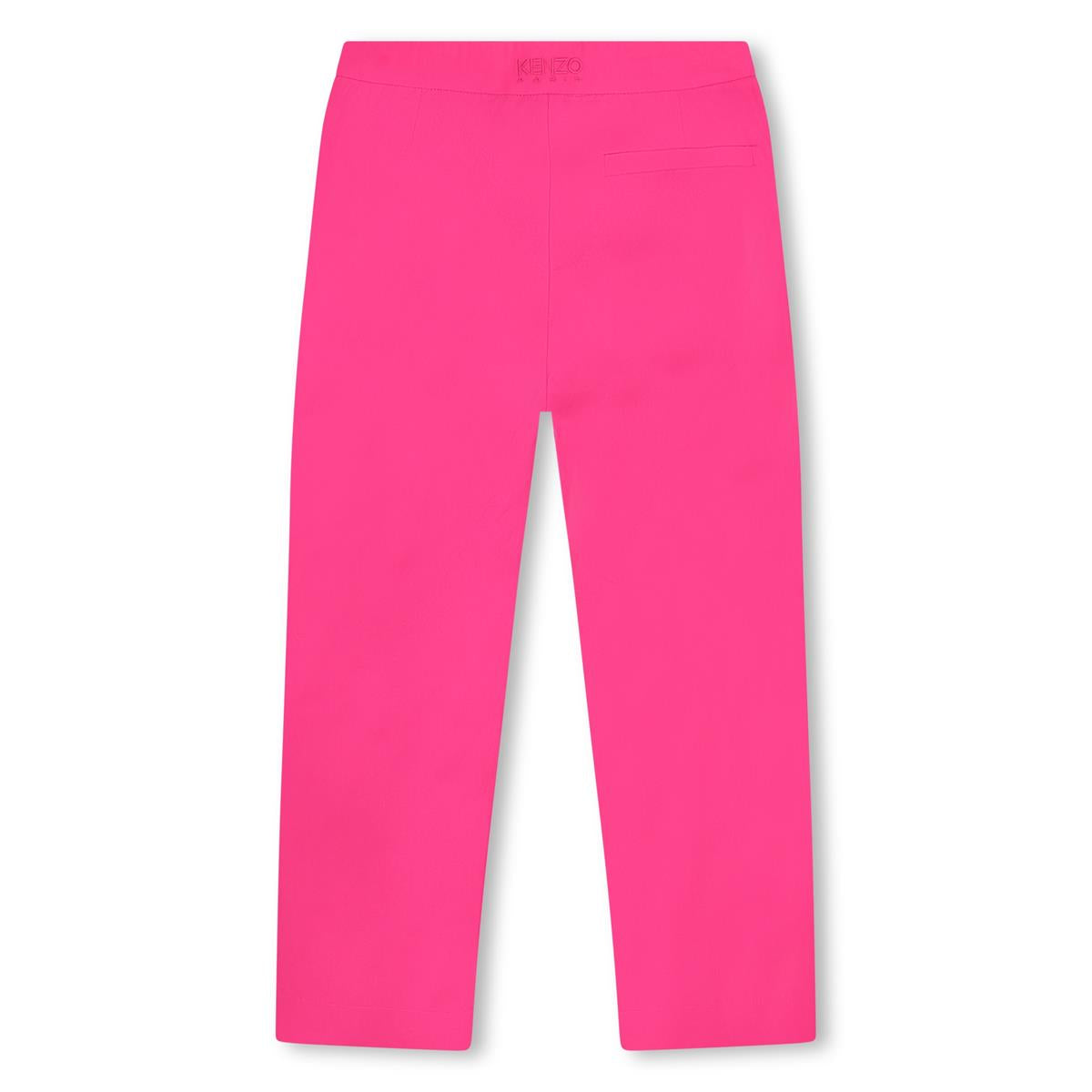 女童亮粉色长裤