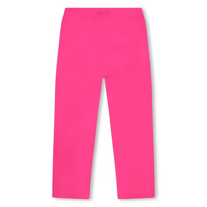 女童亮粉色长裤