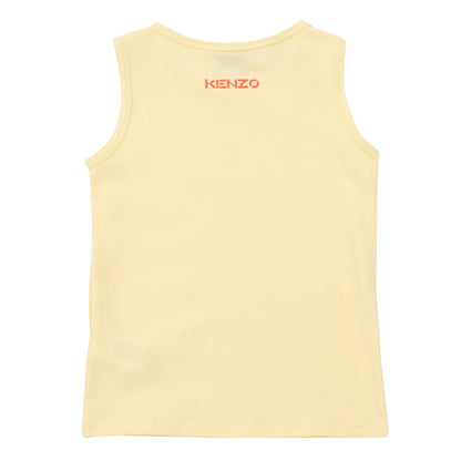 儿童黄色Logo背心套装