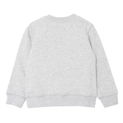 儿童灰色Logo卫衣