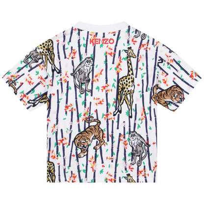 儿童白色Logo T恤